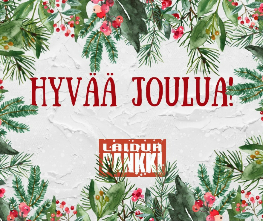 Hyvää joulua laidunpankki
